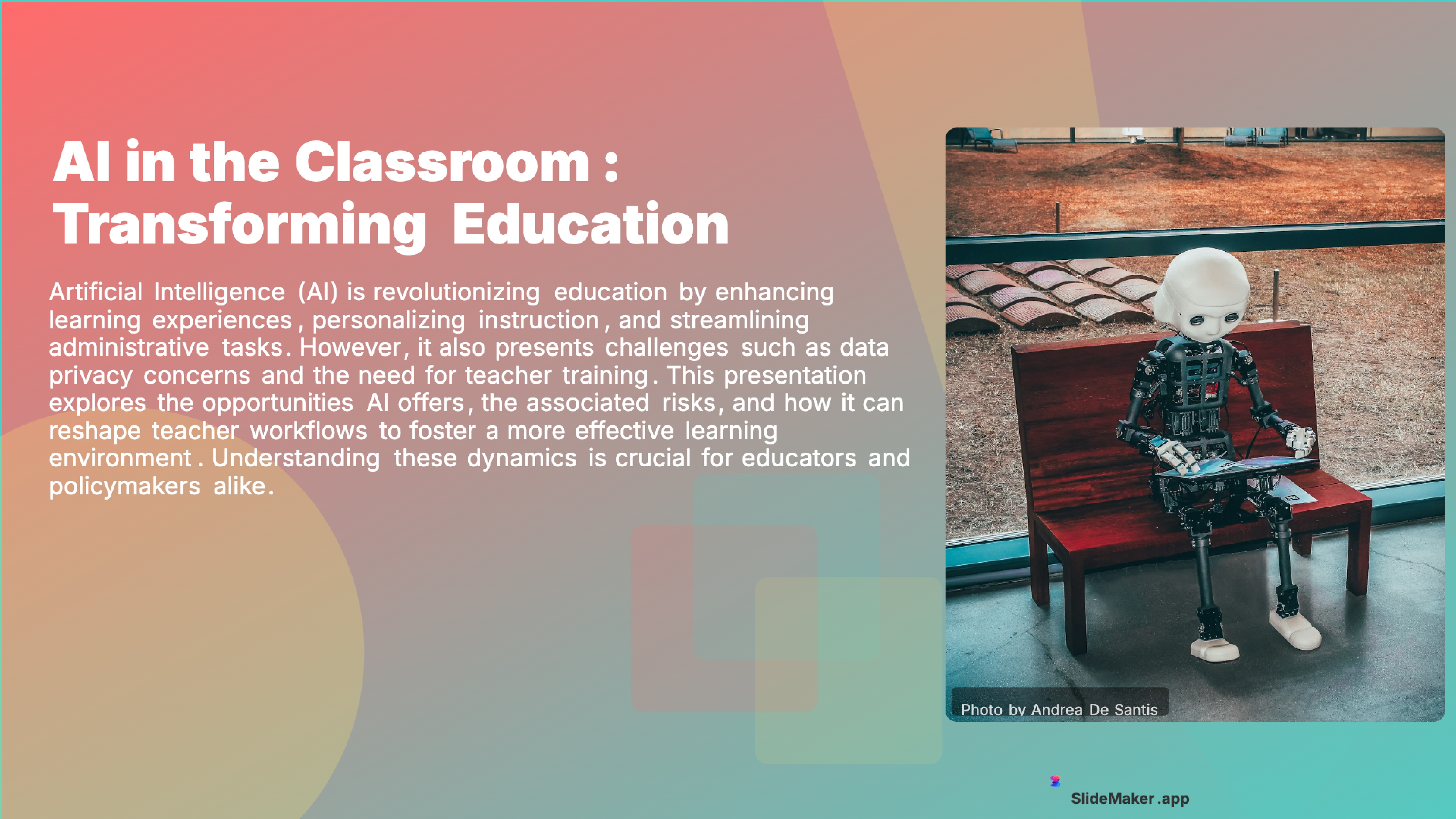 Student Vibrant PowerPoint template preview - Bold, colorful template perfect for student presentations, projects, and engaging educational content.