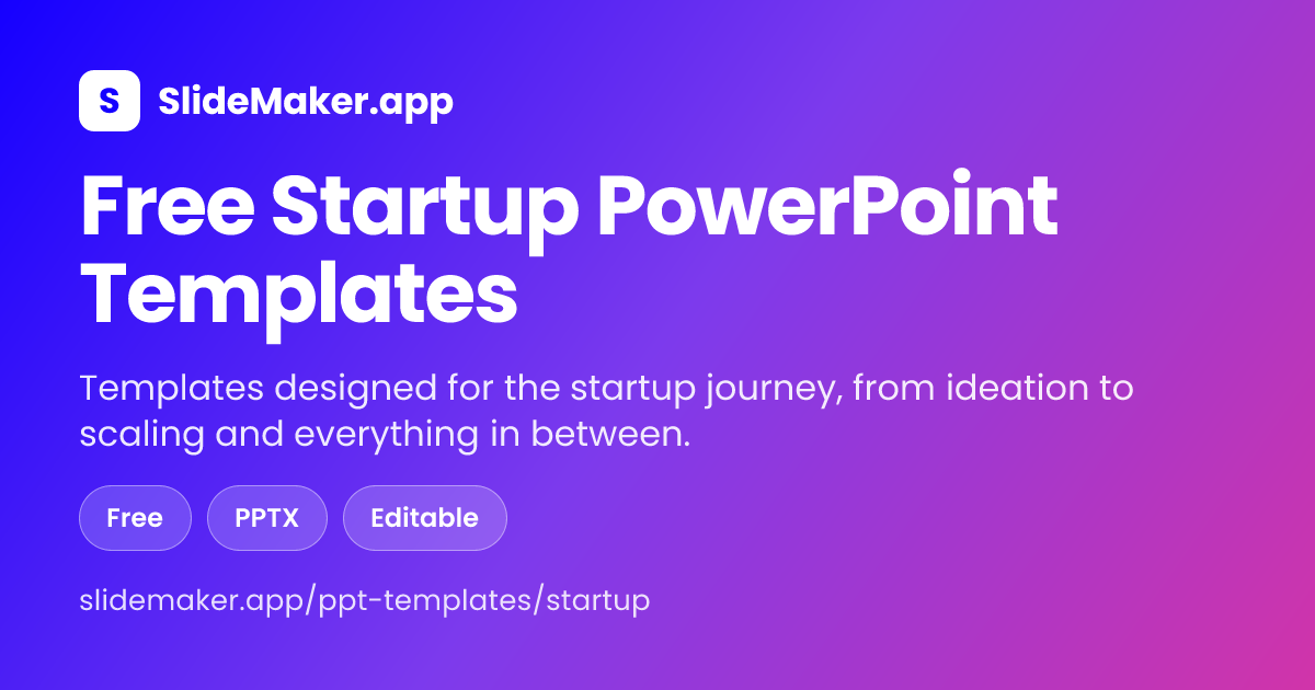 Free Startup PowerPoint Templates — Download Pitch Deck PPT ...