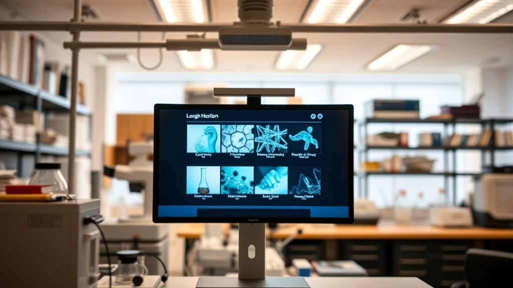 Professional presentation slide design illustrating ai presentation maker for researchers