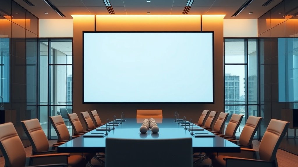 Professional presentation slide design illustrating ai presentation software for business